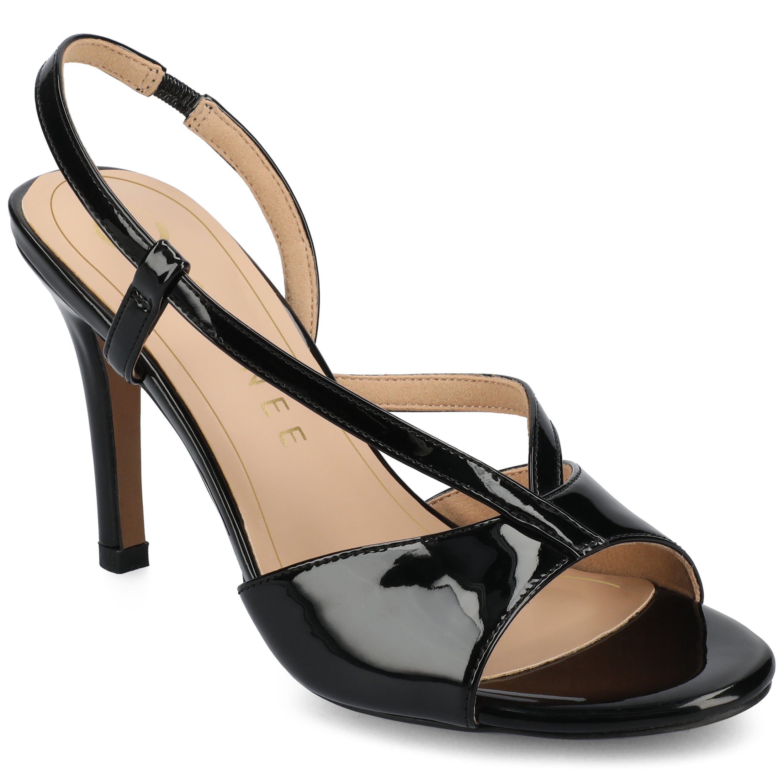 Journee Women's Varra Medium and Wide Width Dress Sandals Journee Collection, черный