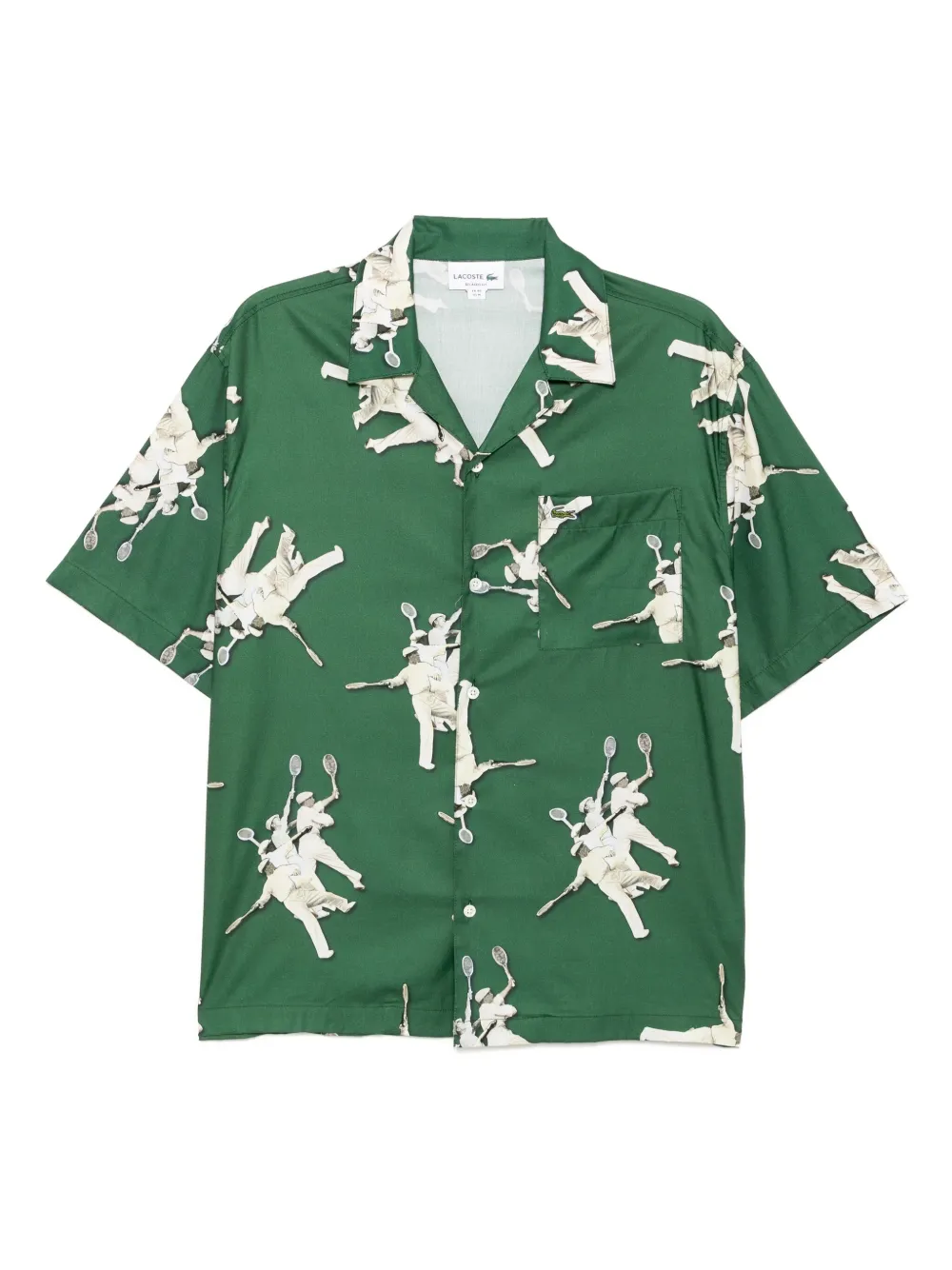 

Рубашка René с принтом Lacoste, зеленый