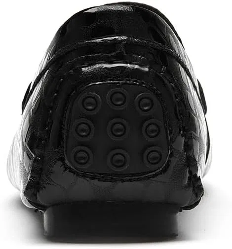 Лоферы с каблуком 2.3in из экокожи, Black Taller — фото 3