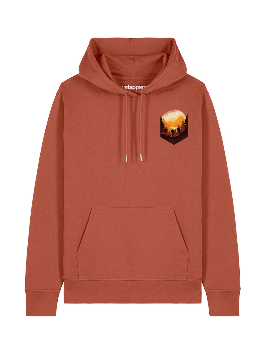 

Толстовка Watapparel Hiking in the mountains, светло-коричневый