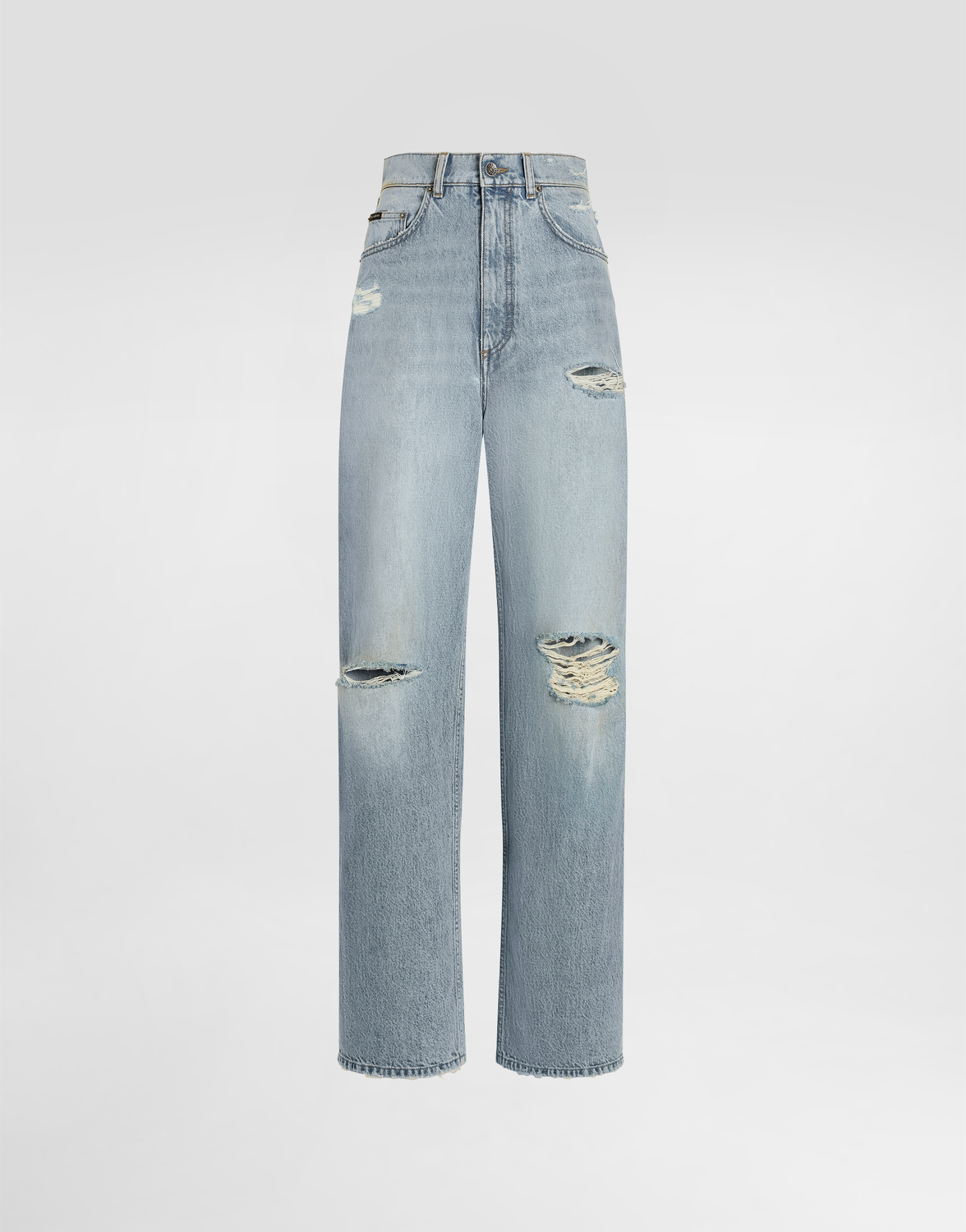 

Джинсовые брюки с пятью карманами DOLCE & GABBANA, мультиколор