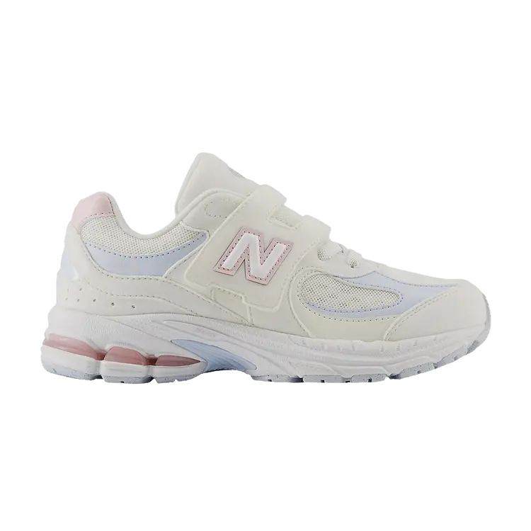

Кроссовки New Balance 2002R Hook & Loop Little Kid Wide 'Sea Salt Ice Blue', кремовый