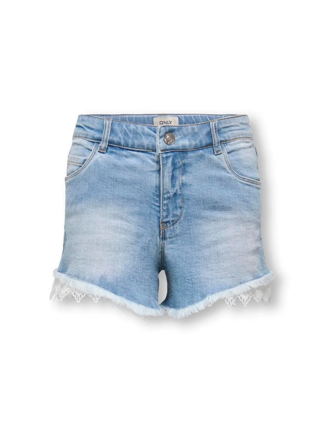 Шорты с кружевом KIDS ONLY, light blue denim