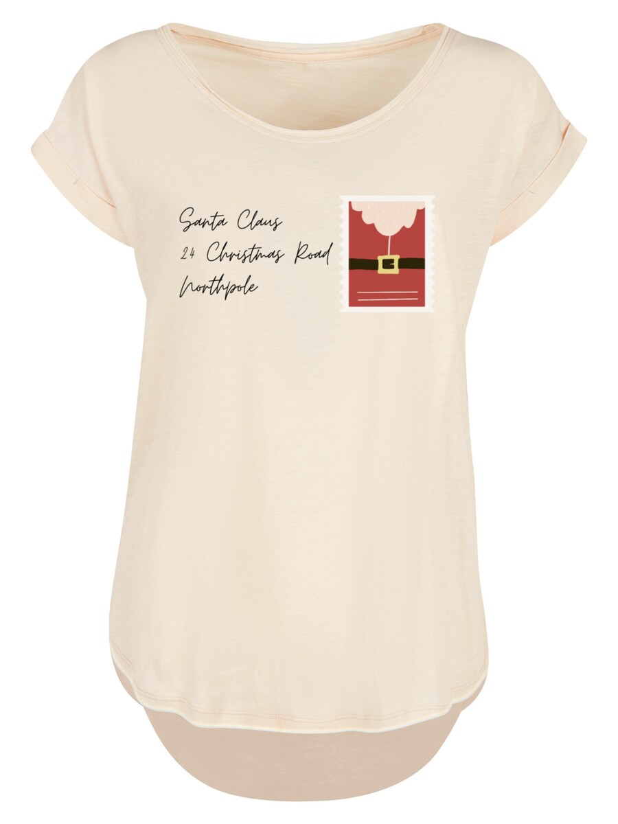 

Рубашка F4NT4STIC Santa Letter Weihnachten, цвет Cream/Sand