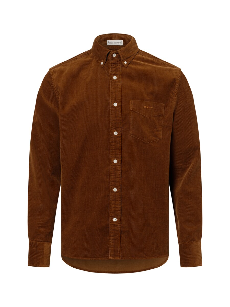 

Повседневная рубашка GANT Regular fit Button Up Shirt, цвет brown/cognac