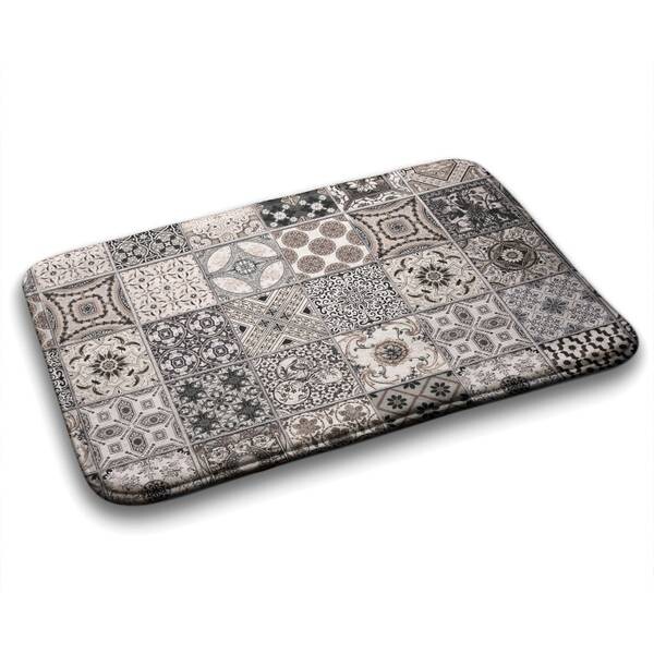 

Коврик для ванной Tulup Geometrische Patterns, 75x1x75 см, коричневый