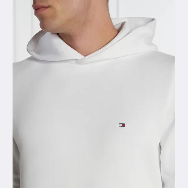 Толстовка обычного кроя с логотипом и флагом Tommy Hilfiger, белый — фото 4