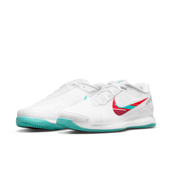 Кроссовки court air zoom vapor pro 'white washed teal' Nike, белый — фото 3