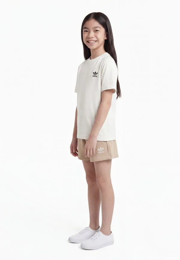Футболка унисекс, базовая футболка Adidas Originals, Stone Khaki