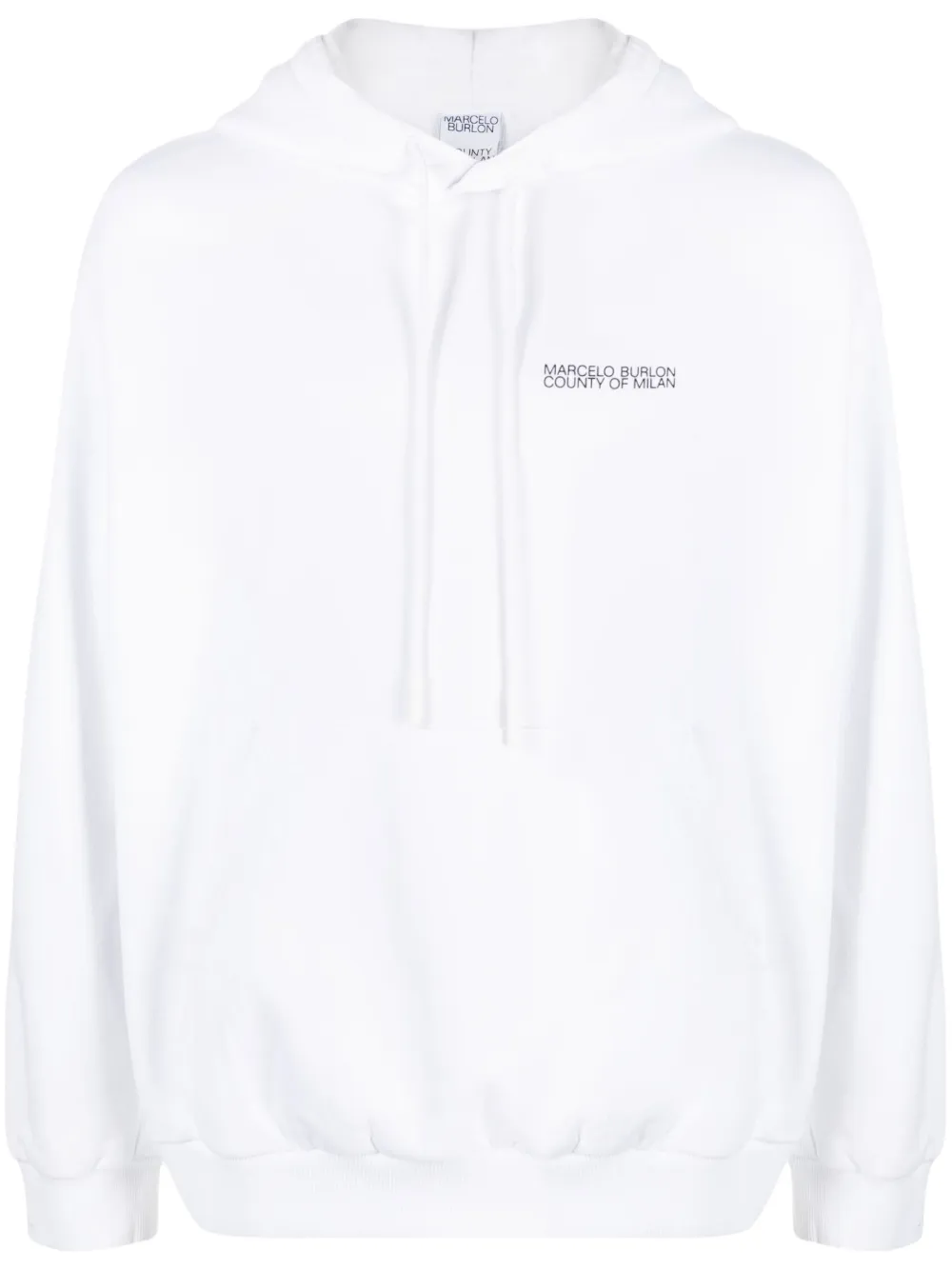 

Худи с декором Cross Marcelo Burlon County Of Milan, белый