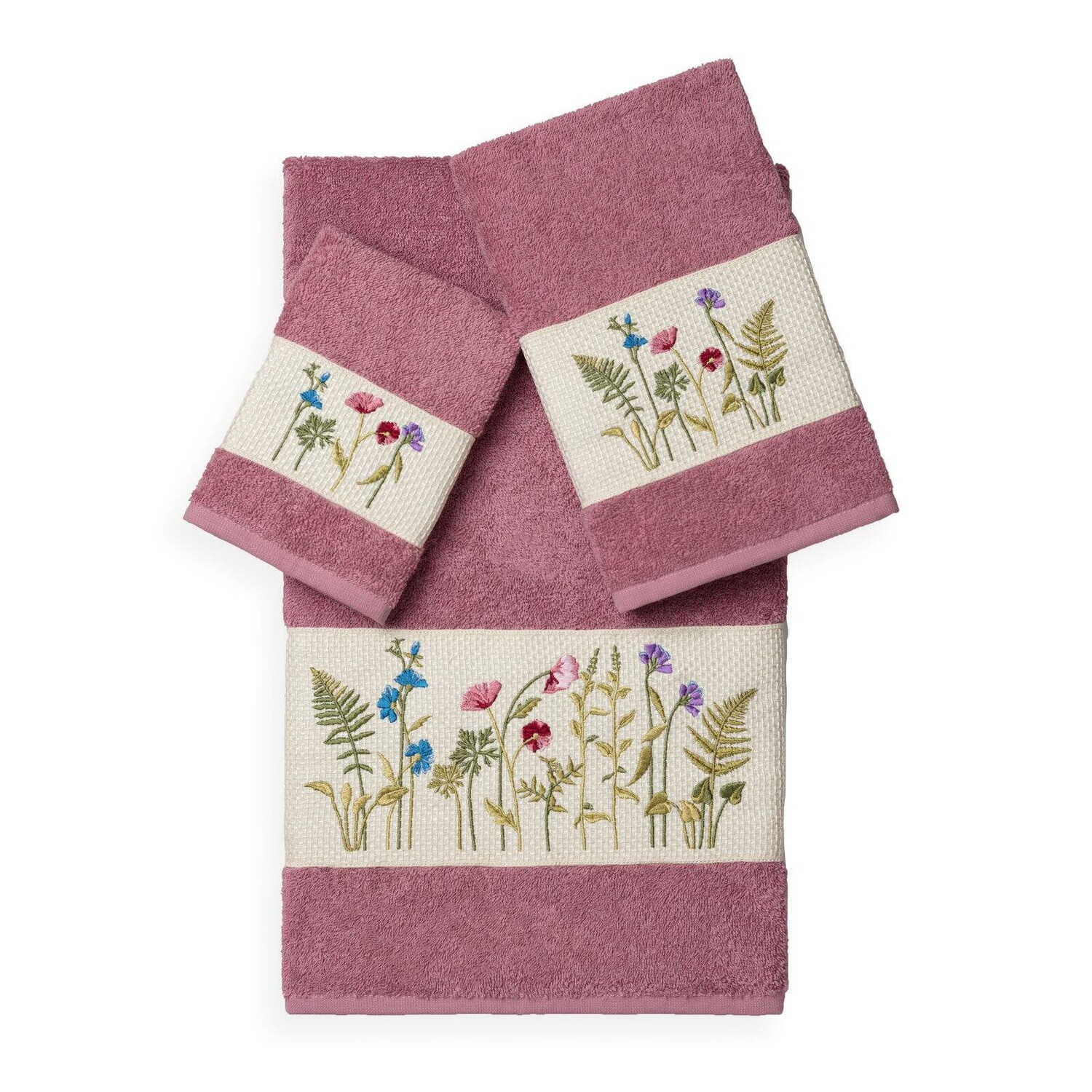 

Набор полотенец Linum Home Textiles, красно-розовый