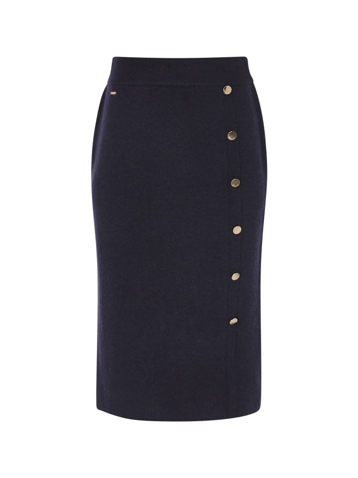 

Юбка до колена DreiMaster Klassik, темно-синий