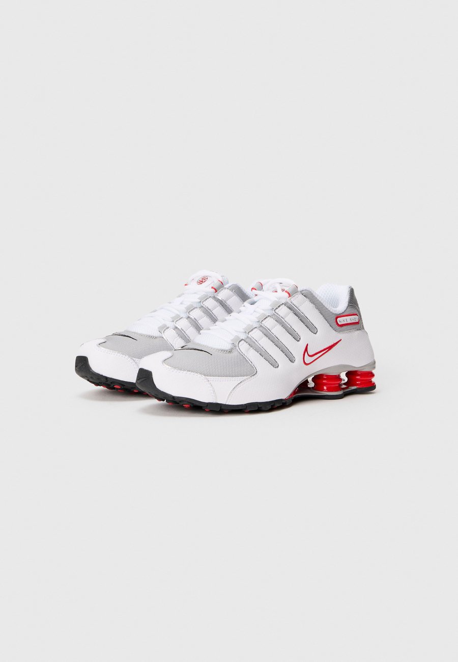 Кроссовки Nike Sportswear SHOX NZ, White/Metallic Silver-Coloured/Sport Red/Cool Gray/Black/White — фото 2