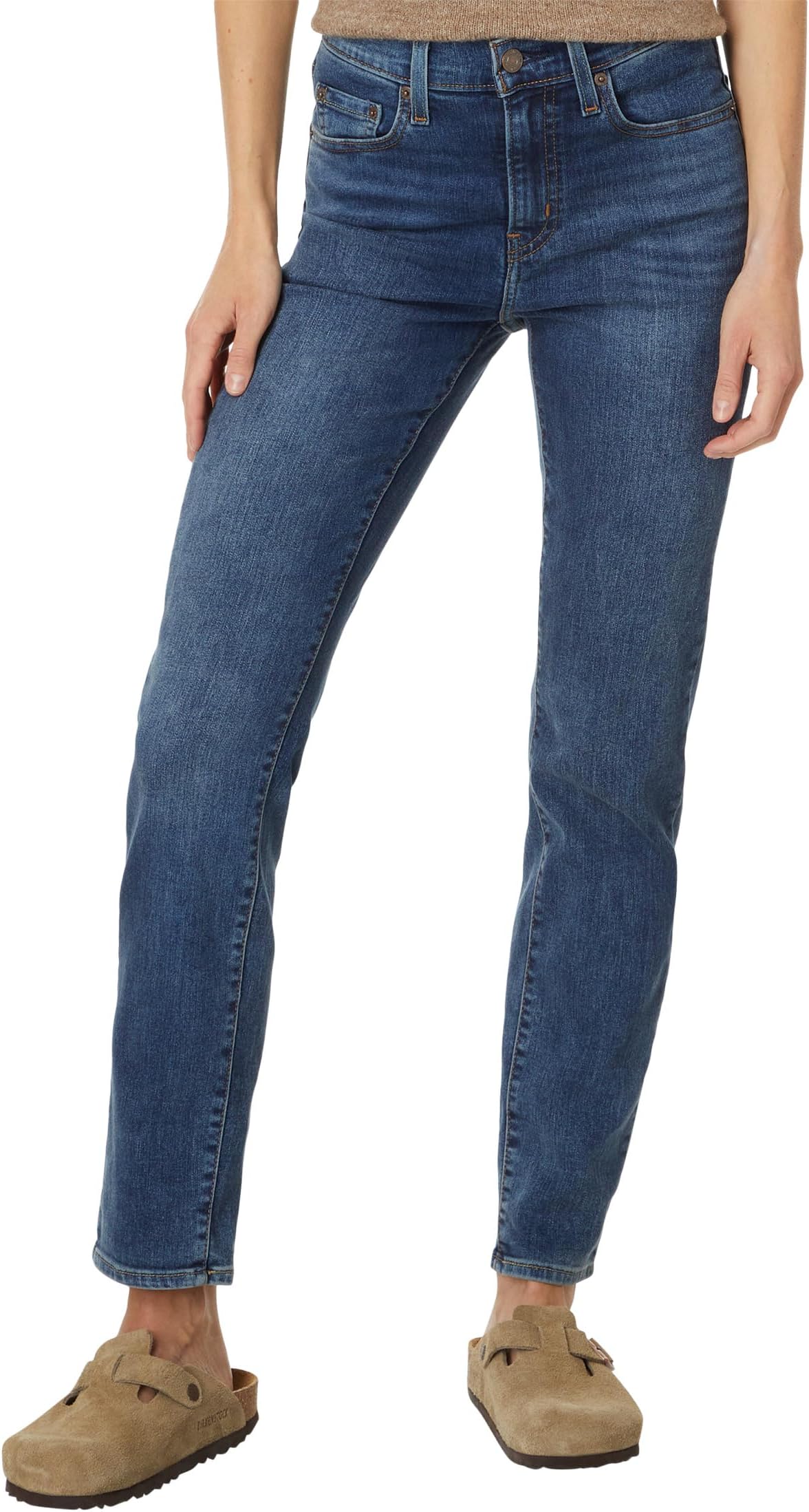 

Джинсы Levi's Womens 724 High-Rise Straight, цвет Bringing The Game