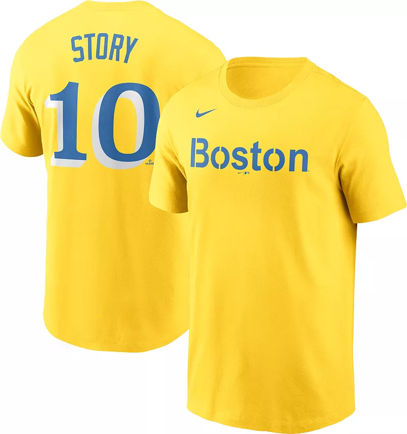 

Мужская футболка Nike Boston Red Sox Trevor Story #10 2023 City Connect
