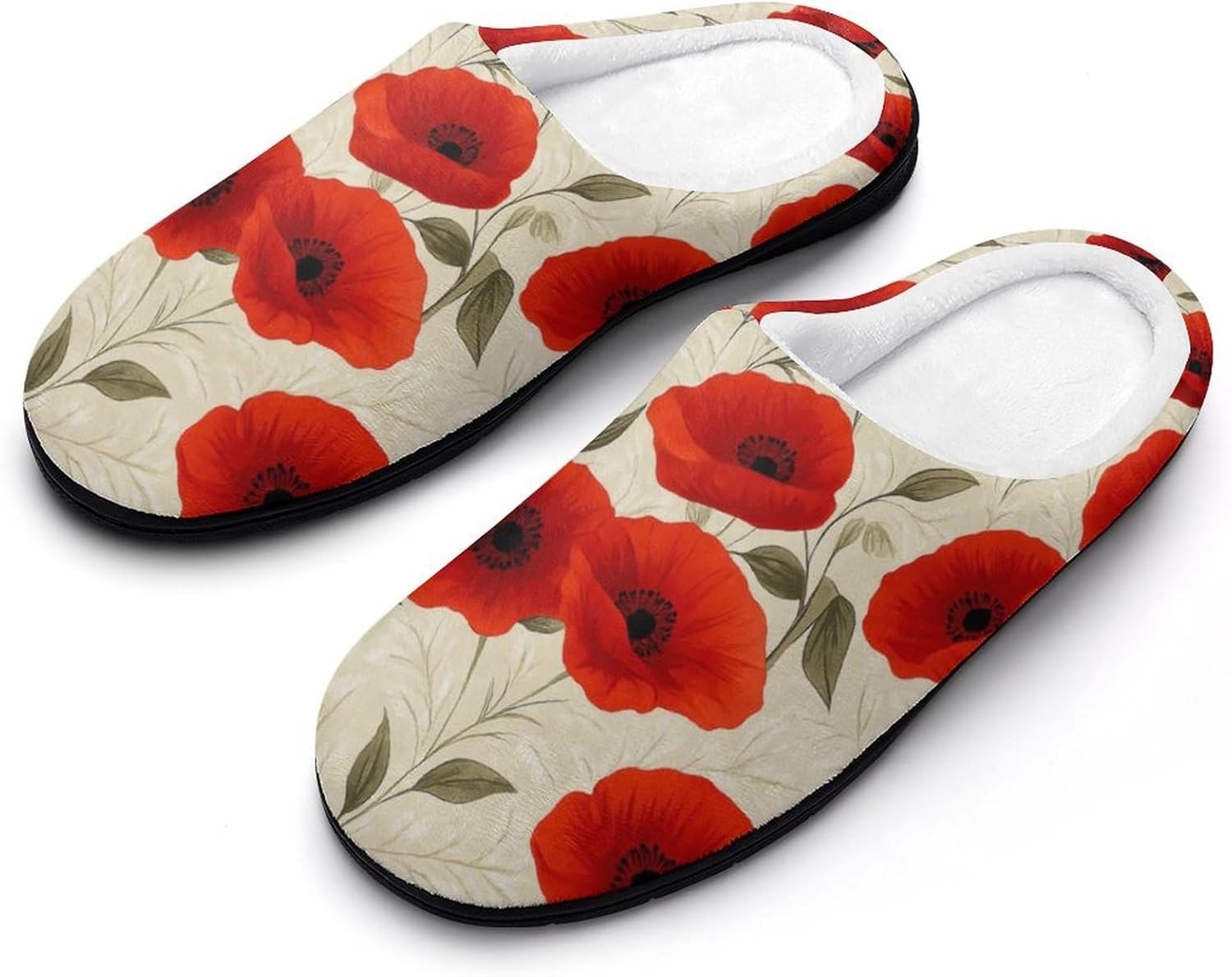 

Домашние тапочки KKdskkds Majestic Two Elephants at The Sunset из хлопка, нескользящие, уютные, теплые, дышащие, красный