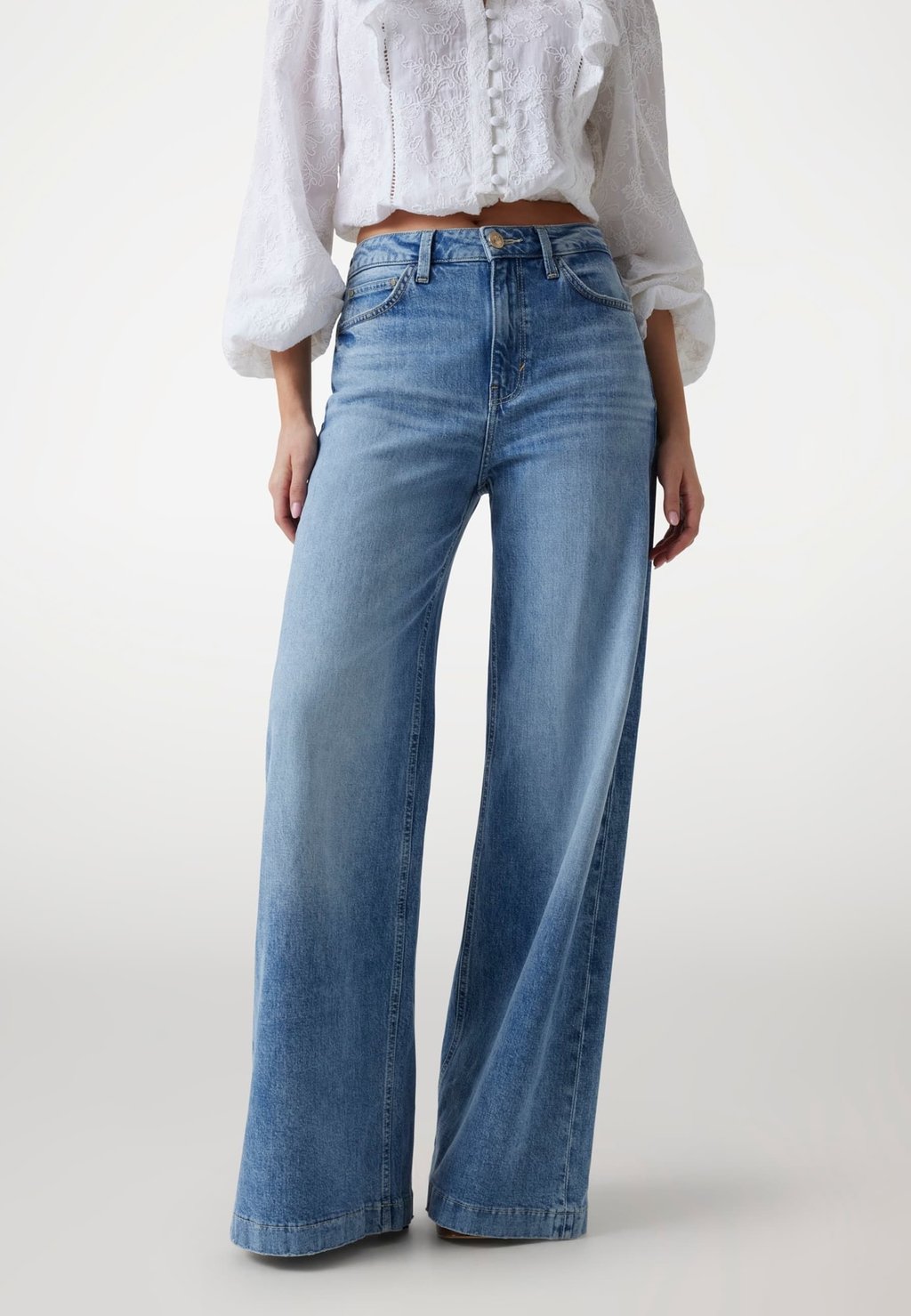 

Джинсы свободного кроя BELLAGIO WIDE LEG Guess, синий