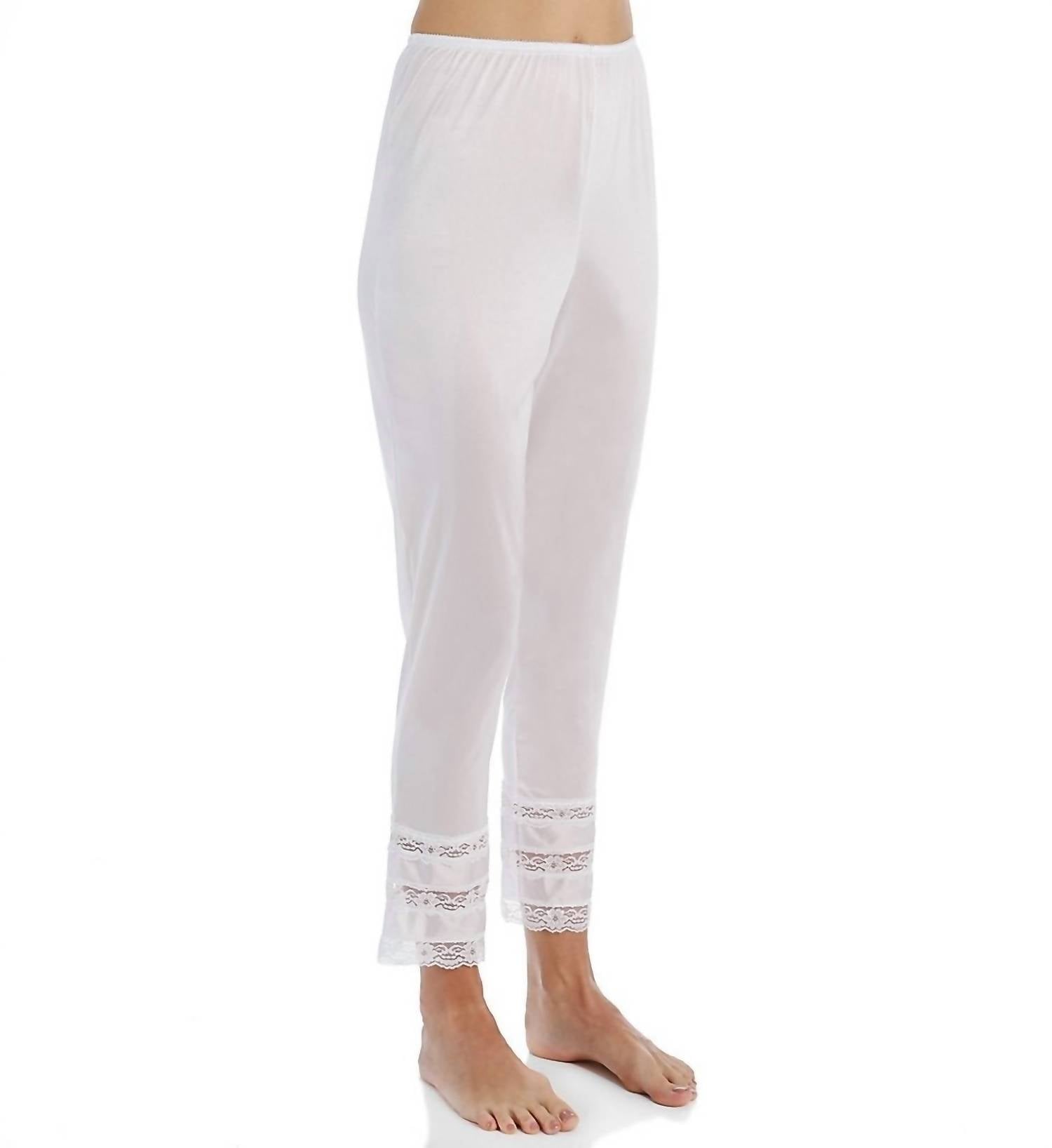 

Shadowline Lingerie Регулируемые по длине брюки-подкладки белого цвета