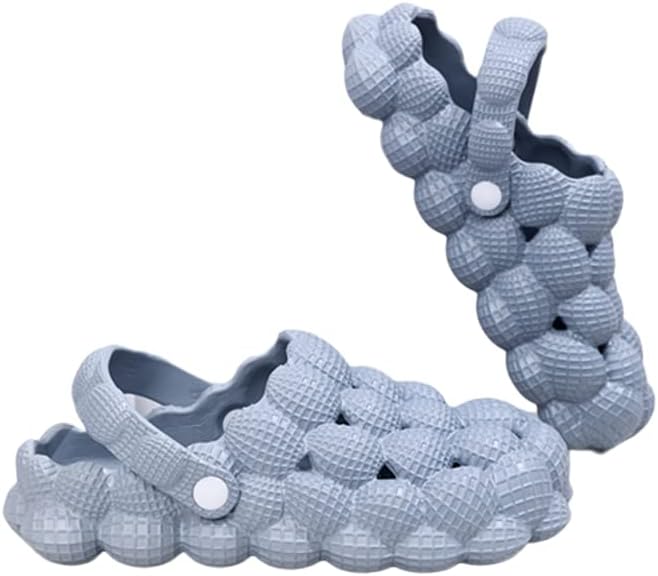 

Тапочки Supsound Bubble, Унисекс для взрослых, оранжевые плоские сандалии, Современные тапочки с открытым носком, текстура кожи личи и изогнутый носок на 15