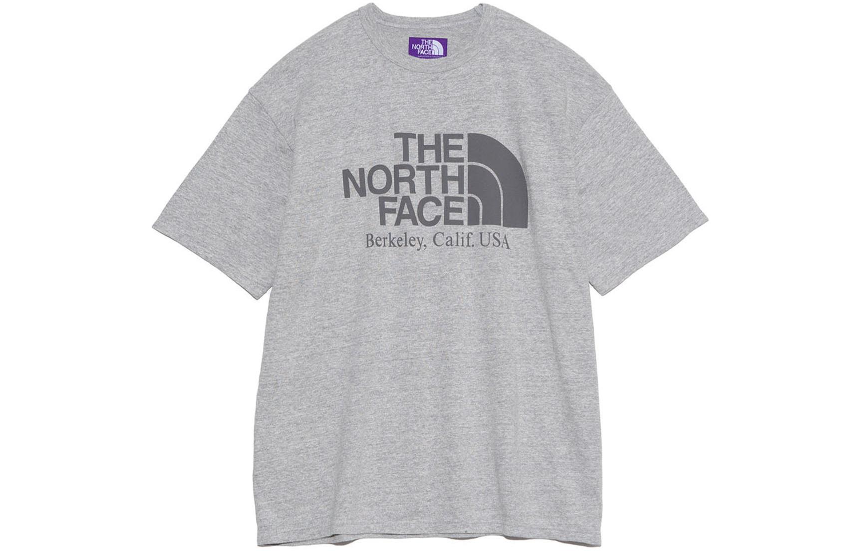 

THE NORTH FACE PURPLE LABEL Футболка Unisex Gray, Фиолетовый, THE NORTH FACE PURPLE LABEL Футболка Unisex Gray