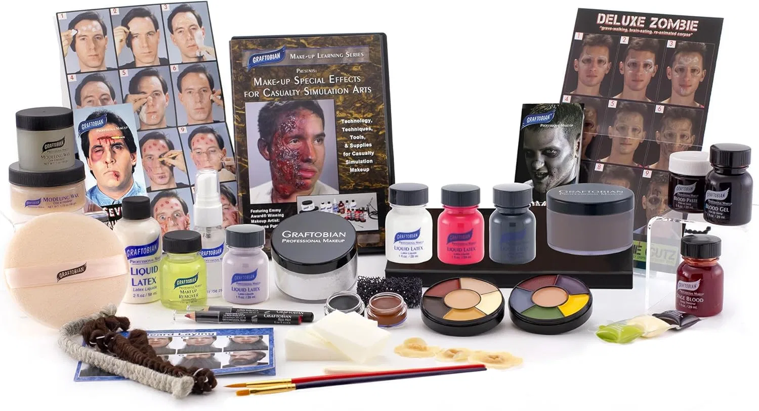 Набор для спецэффектов Special FX Graftobian Trauma Pro, 29 предметов