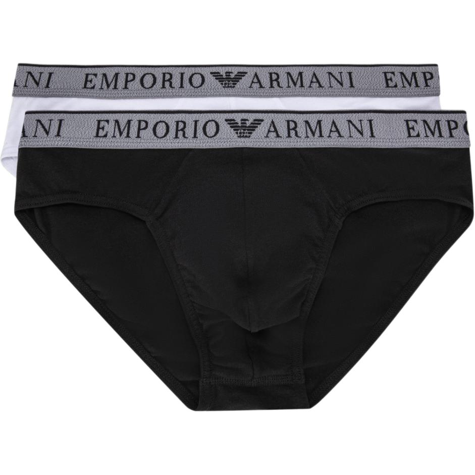 

Футболка мужская EMPORIO ARMANI 2 шт, черный+белый