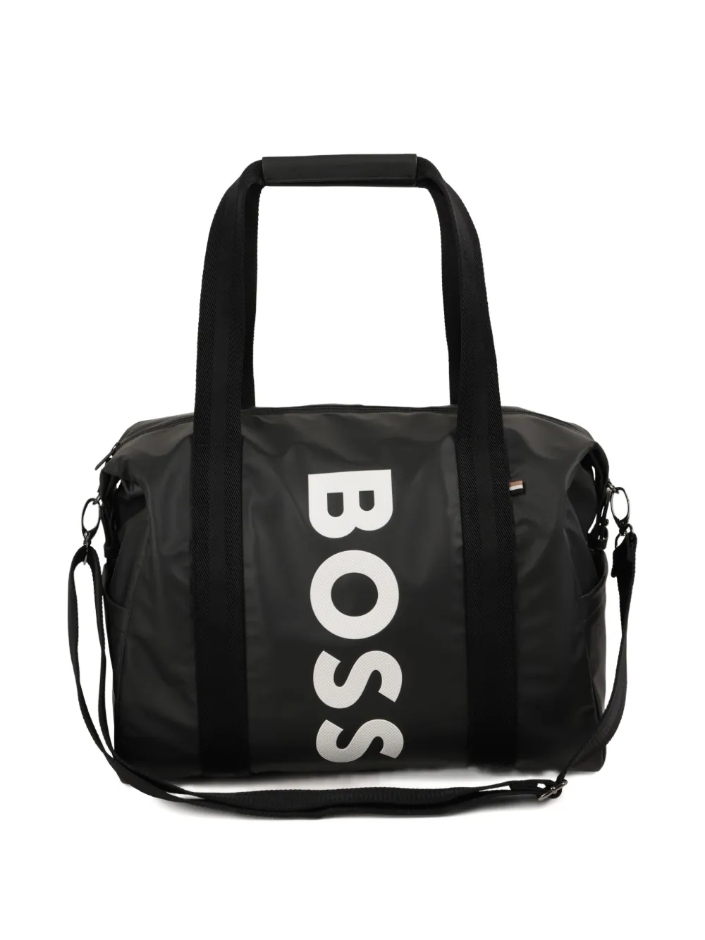 

Пеленальная сумка с логотипом BOSS Kidswear, черный