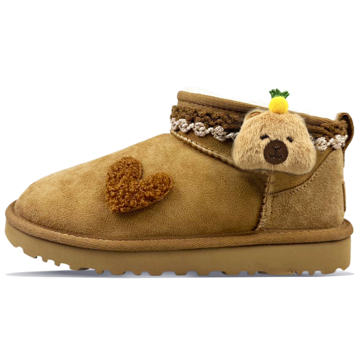 Ботинки UGG Classic Ultra Mini Warm And Wear-Resistant, коричневый