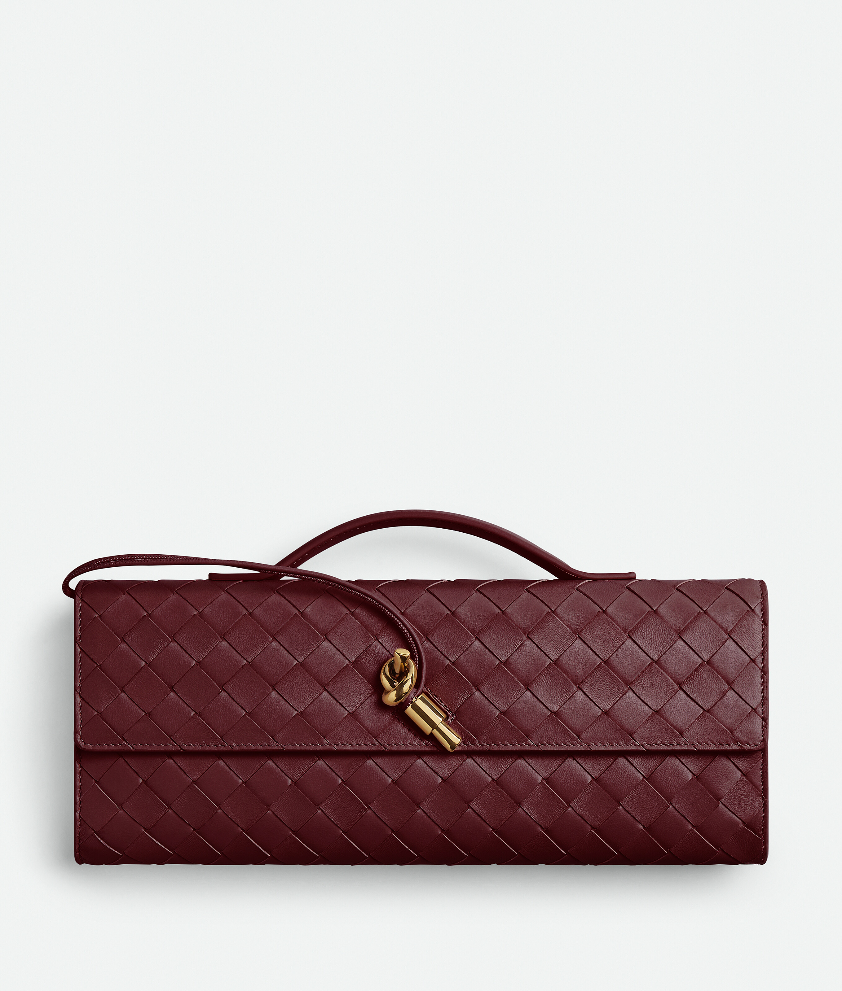 

Клатч Andiamo Bottega Veneta, красный