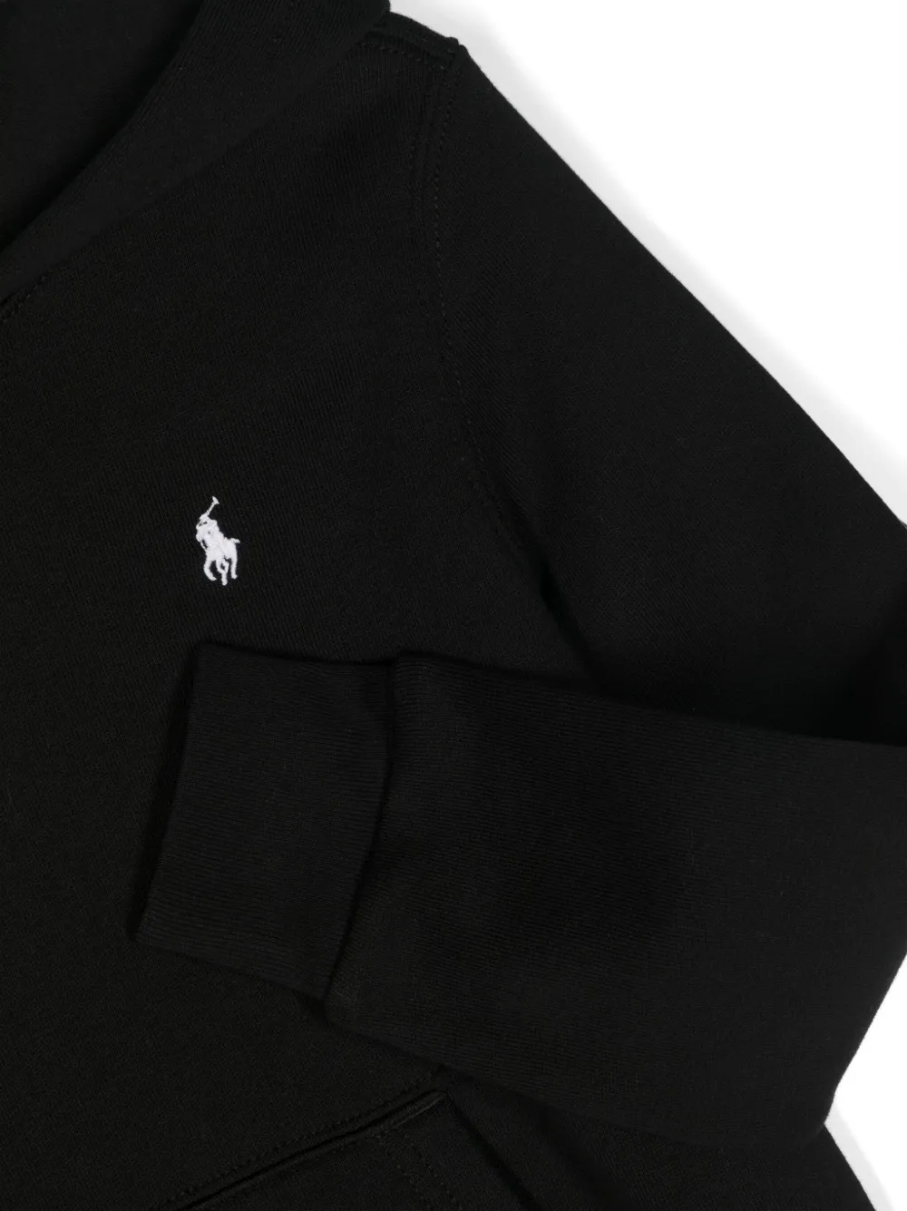 Худи с вышивкой Polo Pony POLO RALPH LAUREN KIDS, черный — фото 3