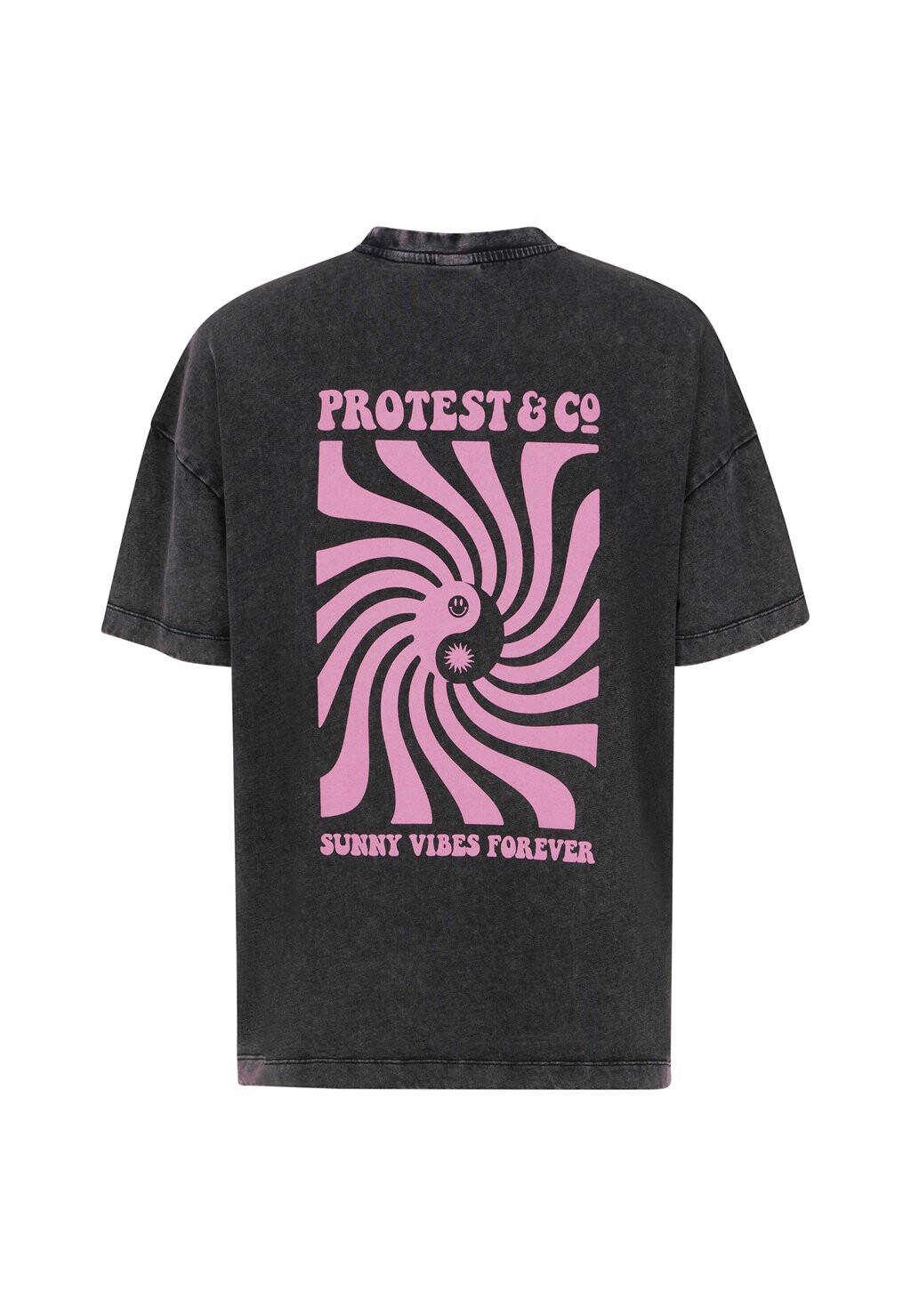 

Футболка с принтом TEES SHORTSLEEVE Protest, черный