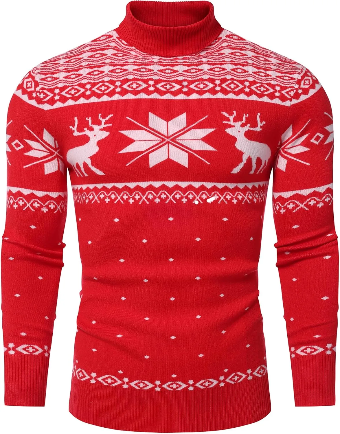 

Мужской водолазный свитер Amussiar Slim Fit из хлопка