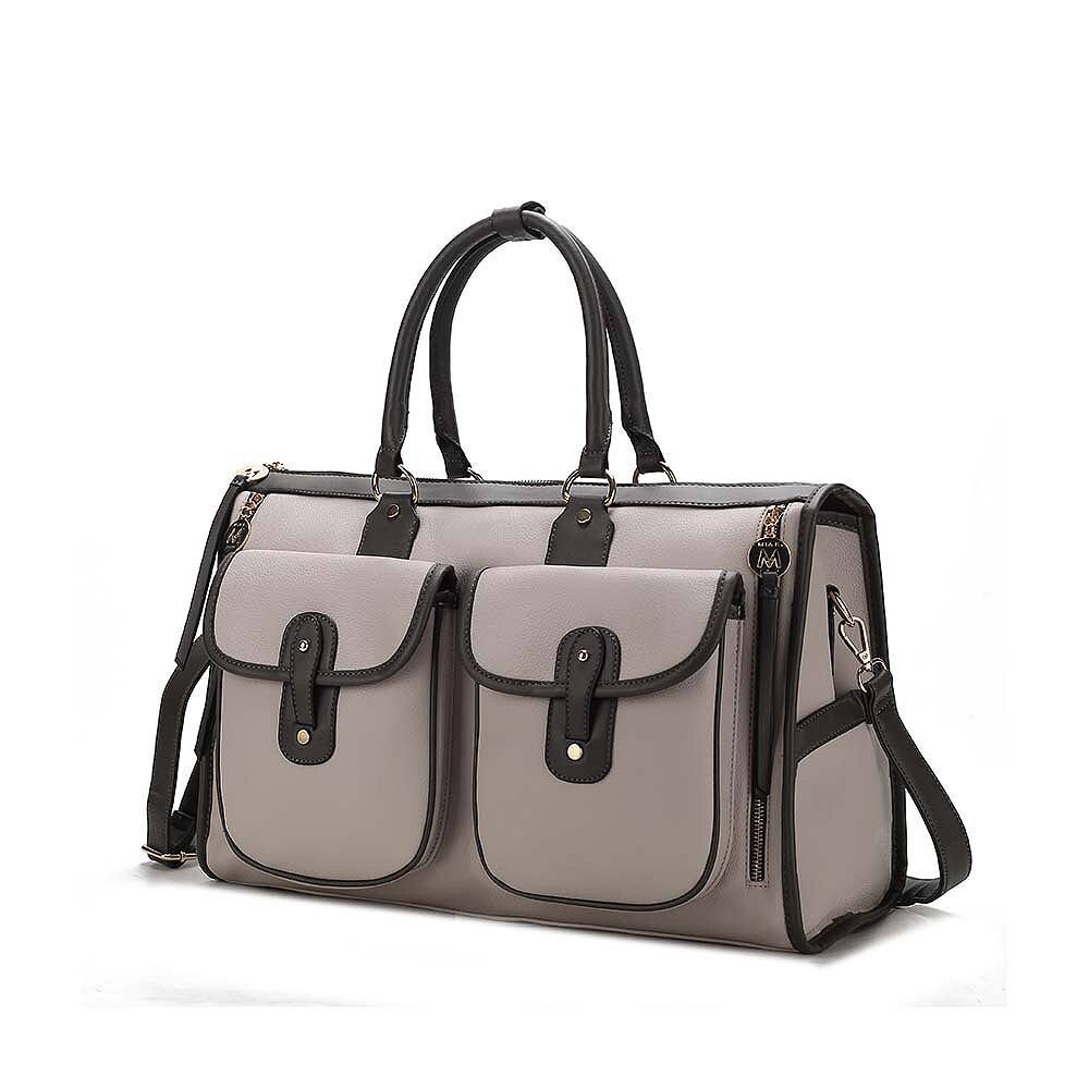 

Женская сумка-тоут и дорожная сумка MKF Collection Genevieve в стиле колор-блок от Mia K, цвет Light Grey, Серый, Женская сумка-тоут и дорожная сумка MKF Collection Genevieve в стиле колор-блок от Mia K, цвет Light Grey