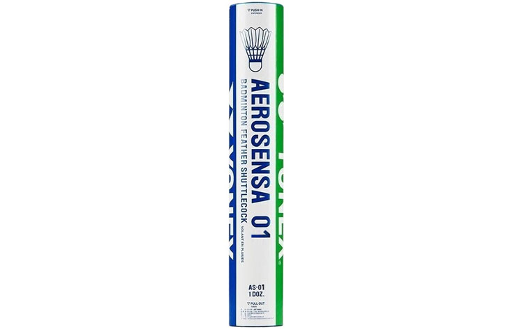 

YONEX Aerosensa Collection AS 01CR волан из утиного пера 12 шт утиное перо средняя жесткость воланчики из утиного пера