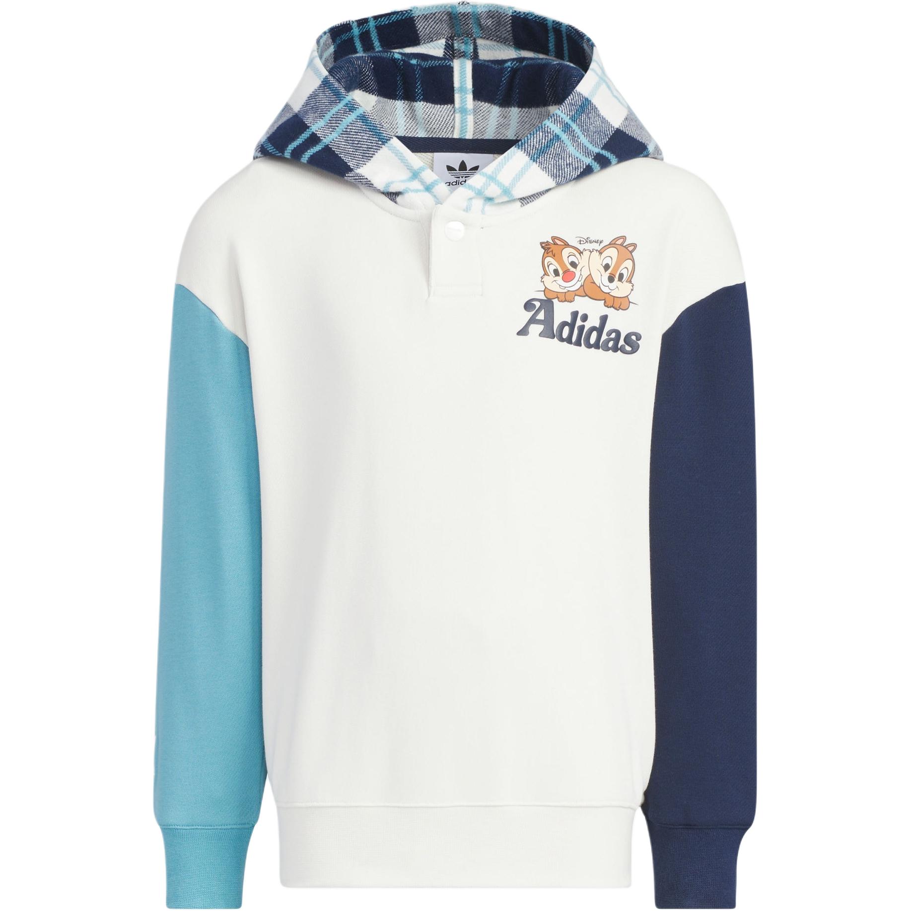 Adidas Originals Толстовка Disney, вязаный худи, белый, для детей 3-7 лет — фото 3