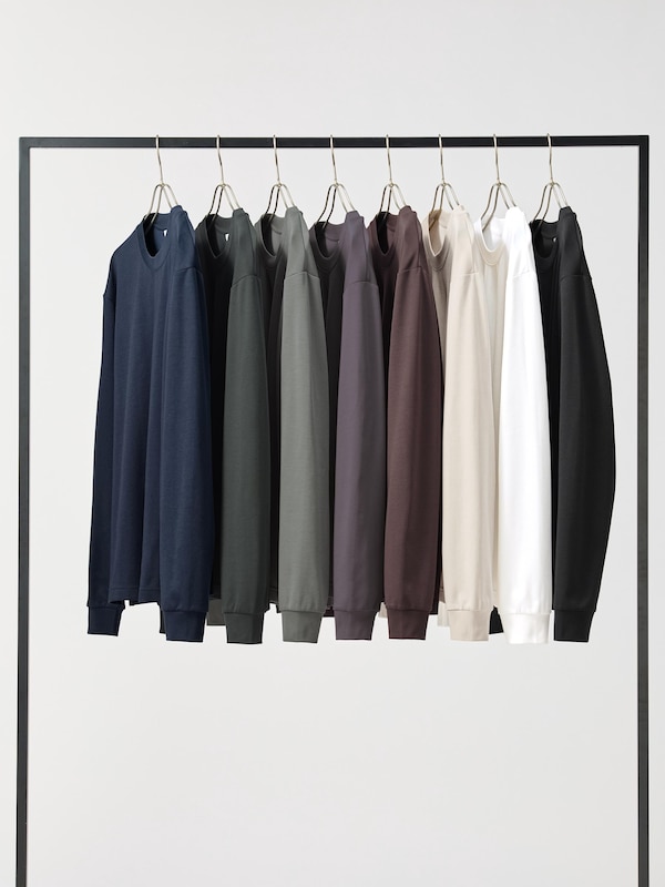 Хлопковая футболка AIRism с длинным рукавом Uniqlo, 52 green — фото 2