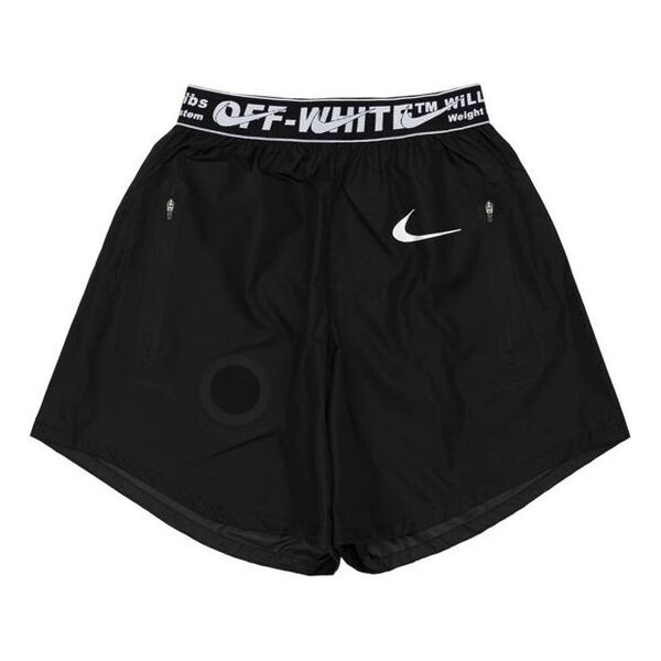 

Шорты x off-white running shorts 'black' Nike, черный