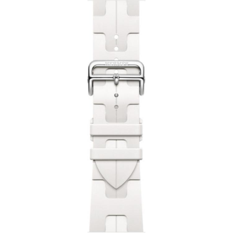 

HERMES Часы Strap Apple Compatibility Fluoroelastomer Material 41mm/45mm, White