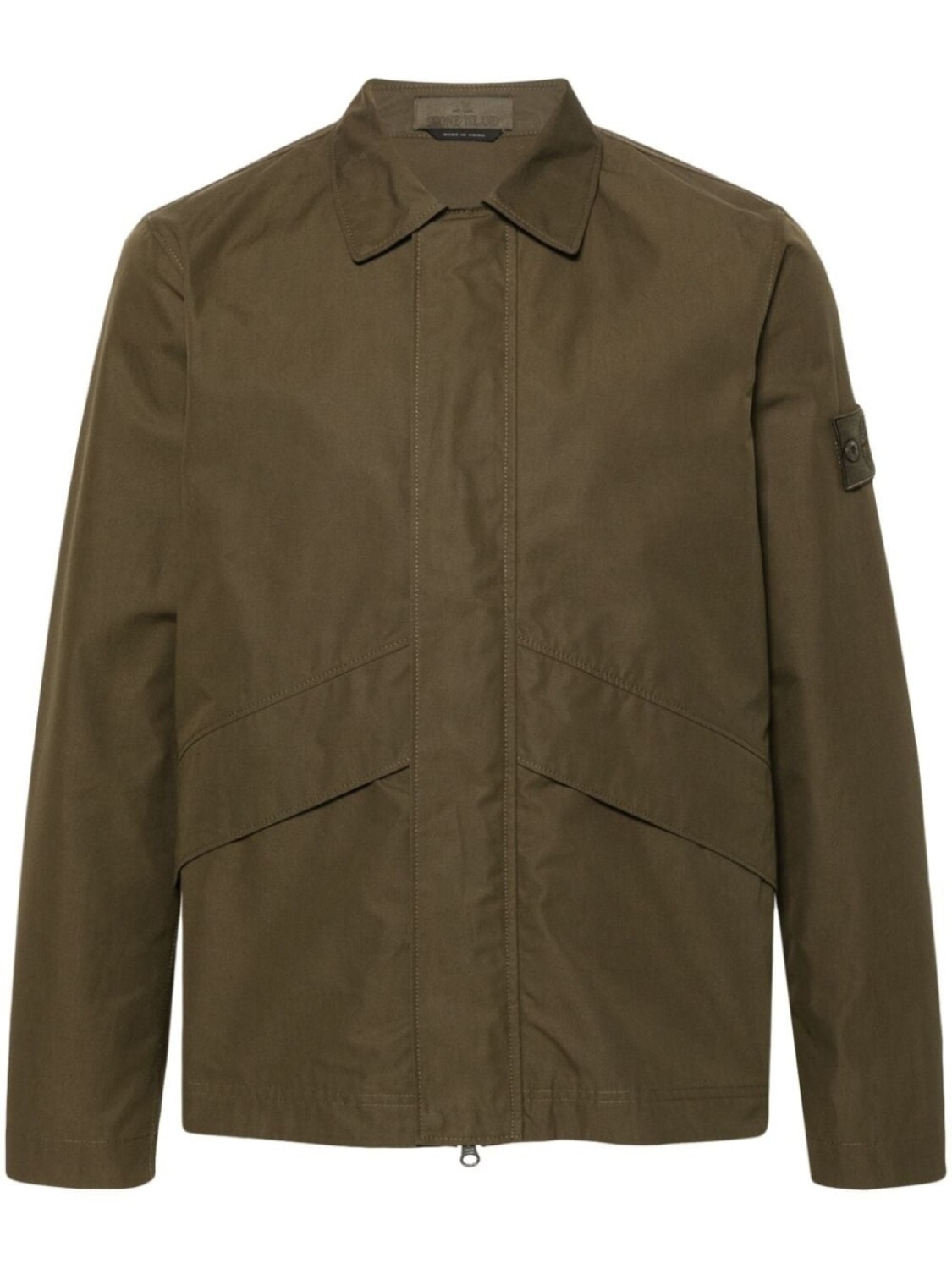 

Stone Island куртка с нашивкой Compass, зеленый