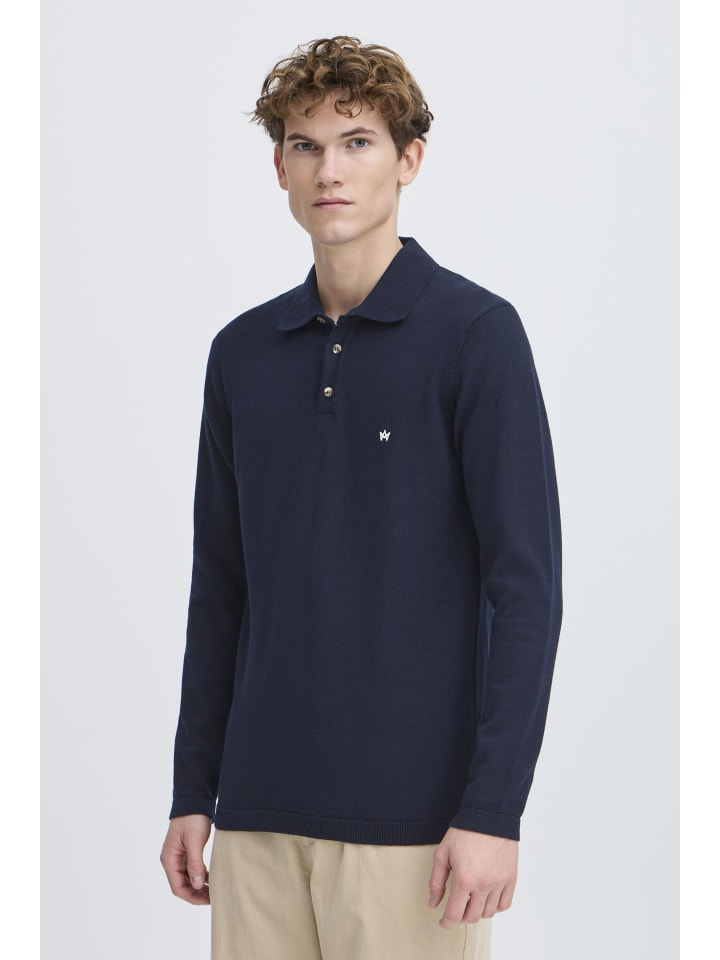 

Kronstadt Вязаный свитер KSEmil синего цвета