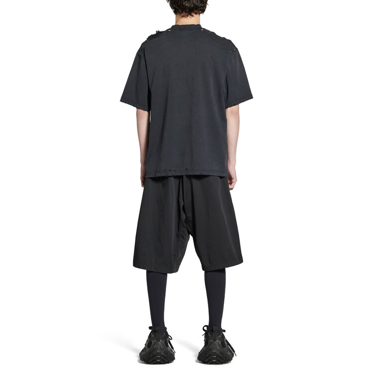 Футболка Balenciaga Paris Liberty Medium Fit, черный — фото 4