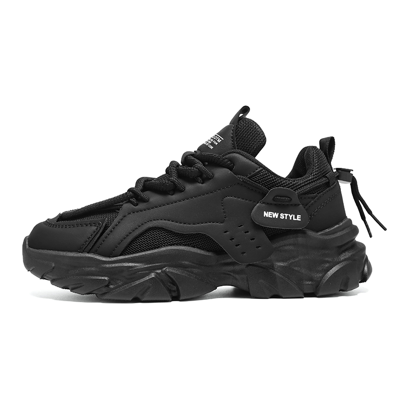 

Кроссовки Shock Absorbers Abrasion Resistant Rebound Breathable Quick Dry Low Top Kids Lifestyle Shoes Teenagers PROTECTCAMEL, черный