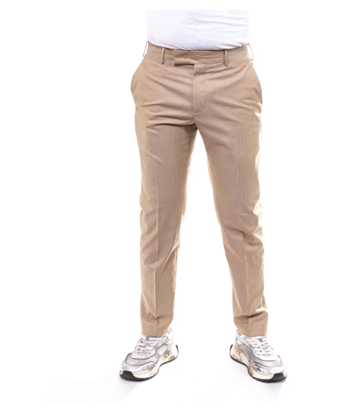 

Теплые бежевые брюки Pt Torino, бежевый