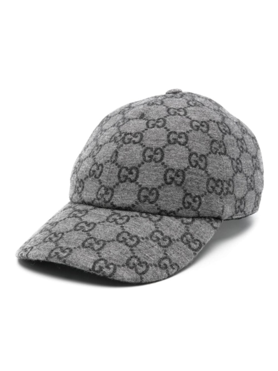 

Gucci шерстяная кепка с логотипом GG, серый