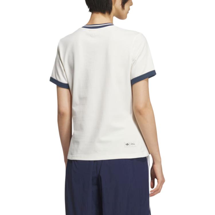 Футболка Disney SS25 женская Adidas Originals, белый — фото 4