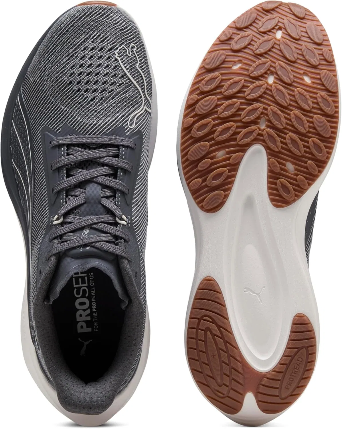 Беговые кроссовки Puma Unisex Darter Pro Street, Gray Echo Warm White — фото 4