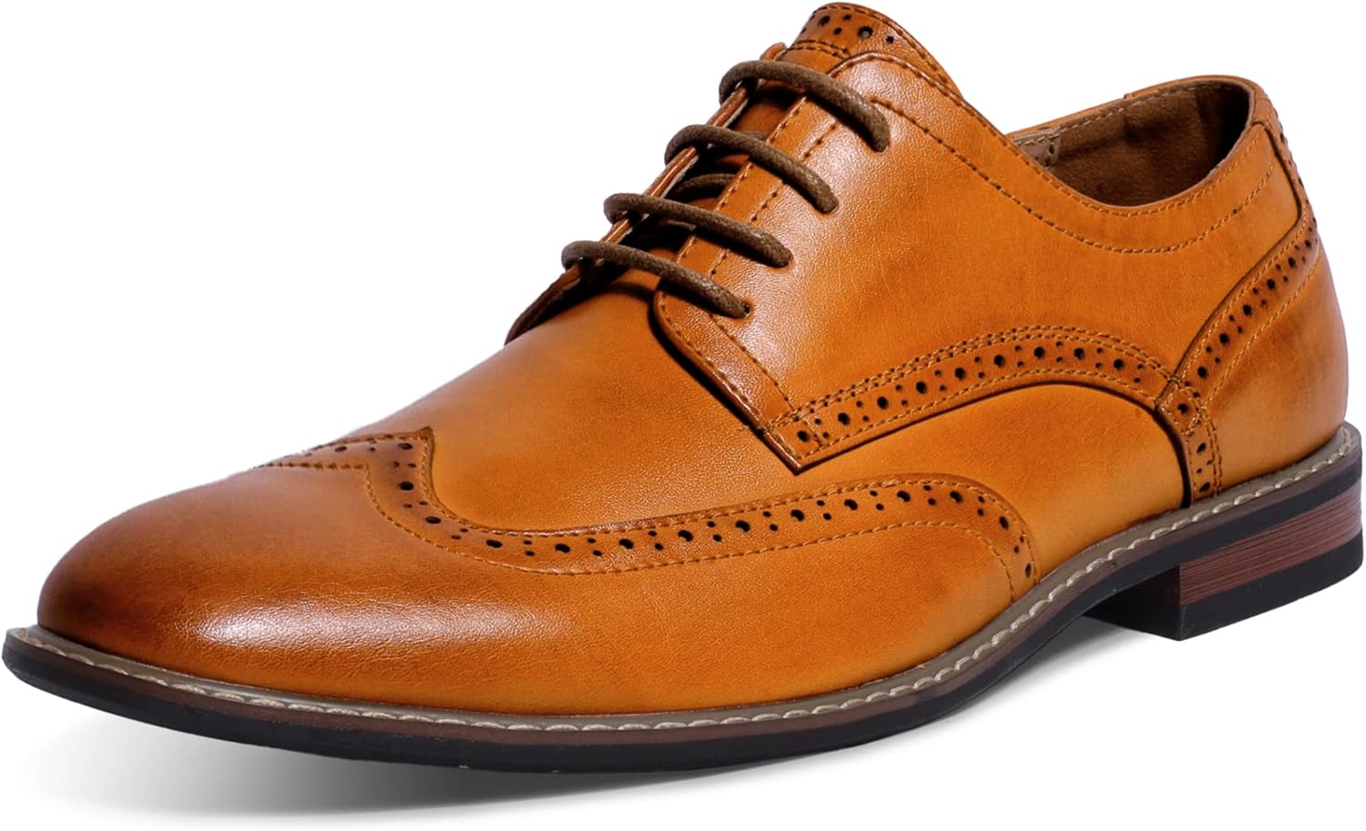 

Мужские классические туфли Mofri с закрытым носком Оксфорд, комфортные, коричневый