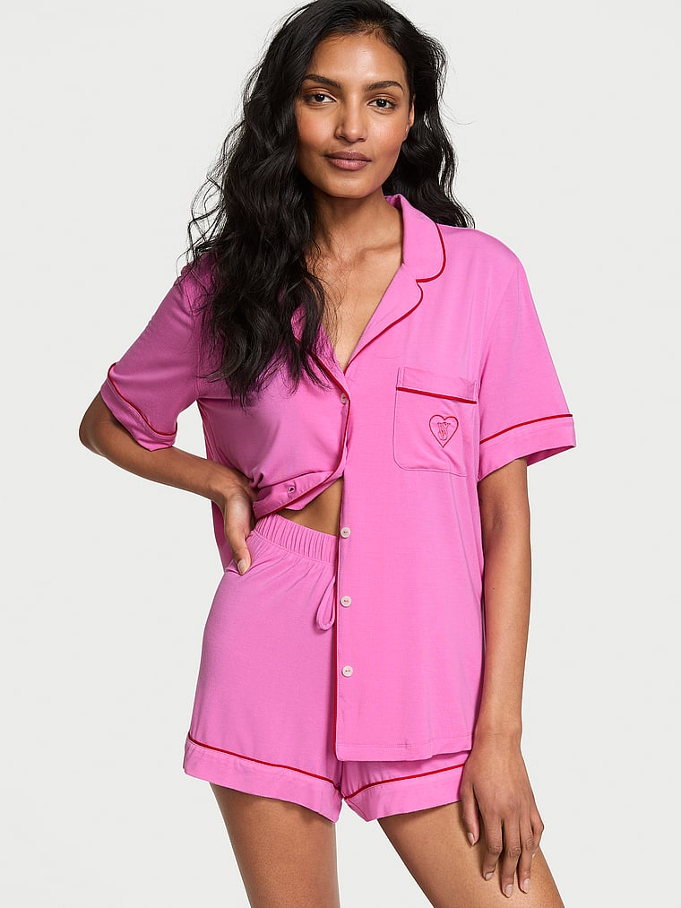 

Мягкий короткий пижамный комплект из модала Victoria'S Secret, мультиколор