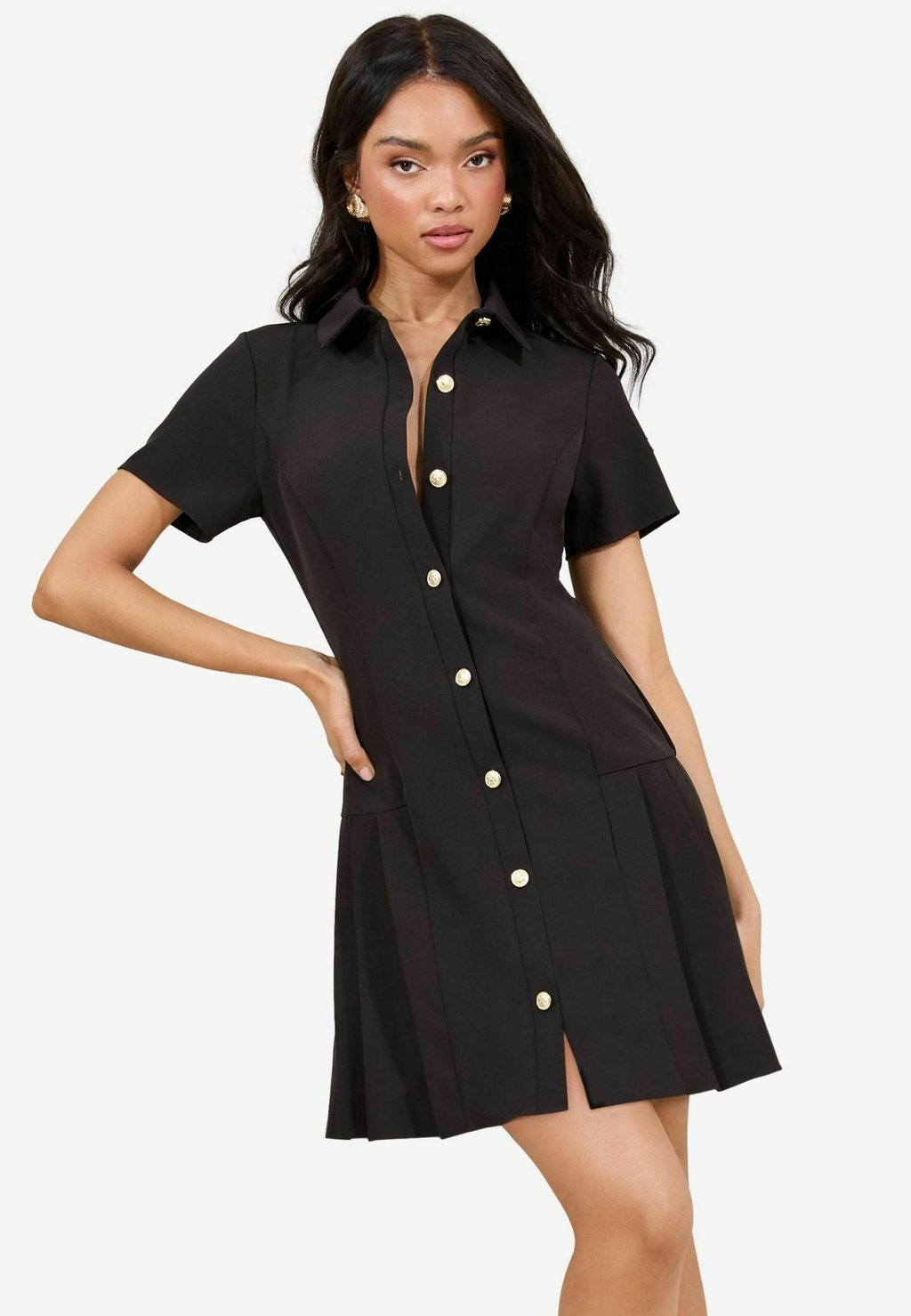 

Платье-рубашка REGULAR FIT - MILITARY THROUGH Lipsy, черный