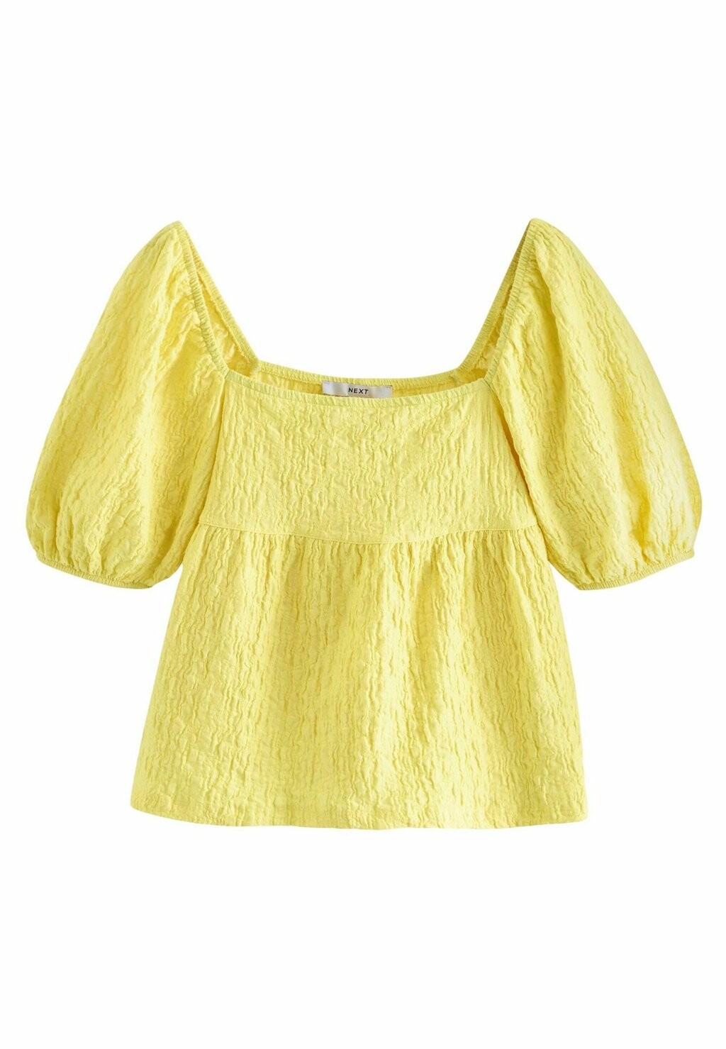 

REGULAR FIT Textured Puff Sleeve Next, Блузка желтый